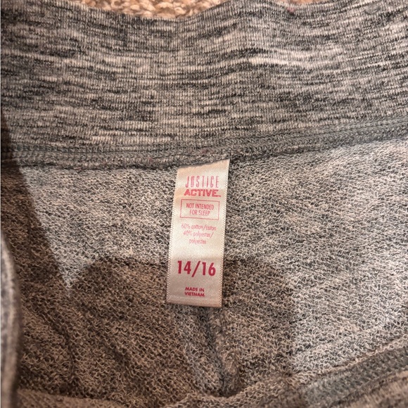 Justice Heather Gray Athletic Shorts - Picture 2 of 2